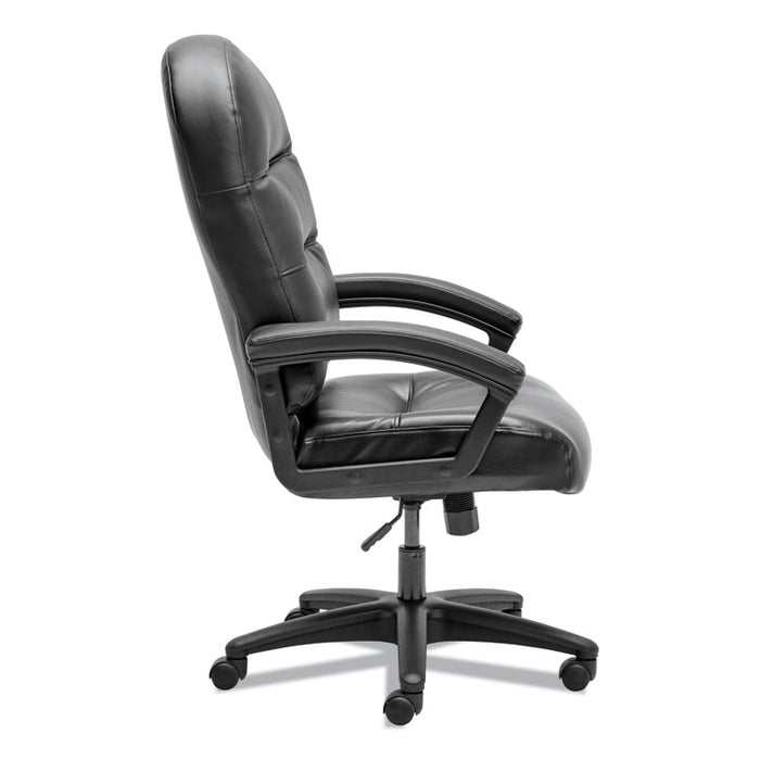 Pillow-Soft 2090 Series Executive High-Back Swivel/Tilt Chair, Supports up to 250 lbs., Black Seat/Black Back, Black Base