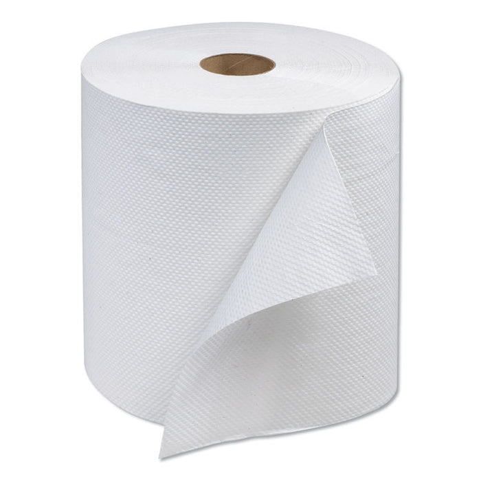 Advanced Hardwound Roll Towel, 1-Ply, 7.88" x 600 ft, White, 12 Rolls/Carton