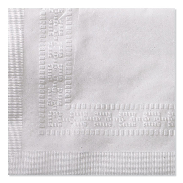 Advanced Dinner Napkins, 2-Ply, 15" x 17", 1/8 Fold, White, 100/PK, 28 PK/CT