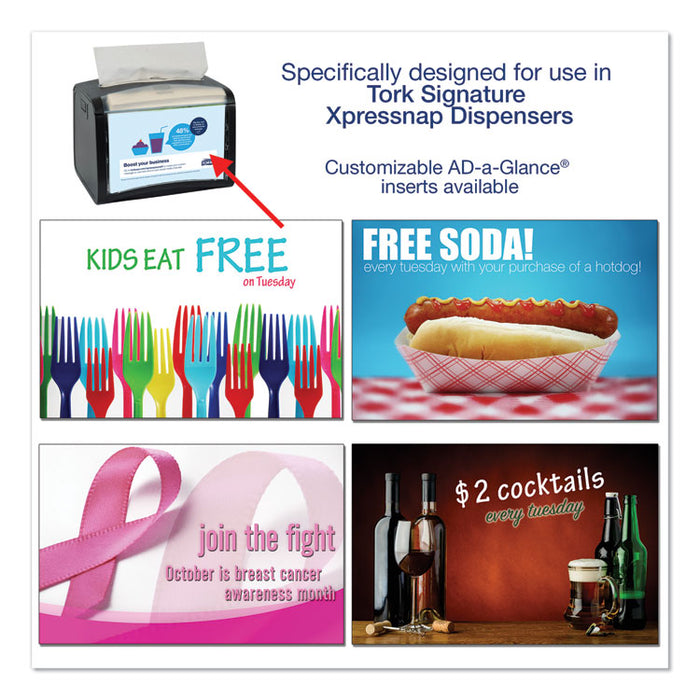 Xpressnap Interfold Dispenser Napkins, 2-Ply, 6.5" x 8.5", White, 6000/Carton