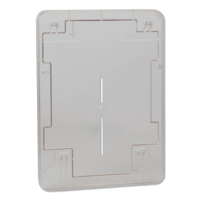 Washstation Dispenser, 12.56 x 10.57 x 18.09, Red/Smoke