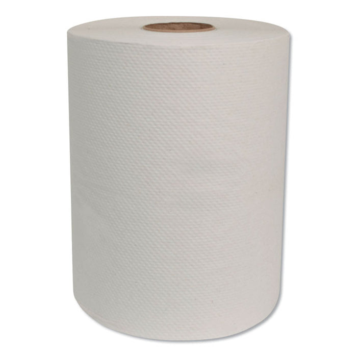 Hardwound Roll Towels, 7.88" x 425 ft, White, 12 Rolls/Carton