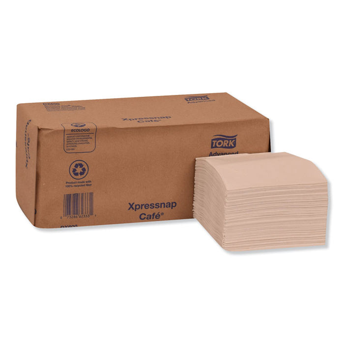 Xpressnap Interfold Dispenser Napkins, 1-Ply, 8.5 x 8.5, White, 500/Pack, 12 Packs/Carton