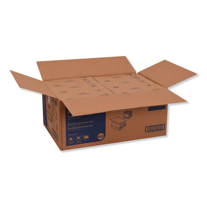 Xpressnap Interfold Dispenser Napkins, 1-Ply, 8.5 x 8.5, White, 500/Pack, 12 Packs/Carton