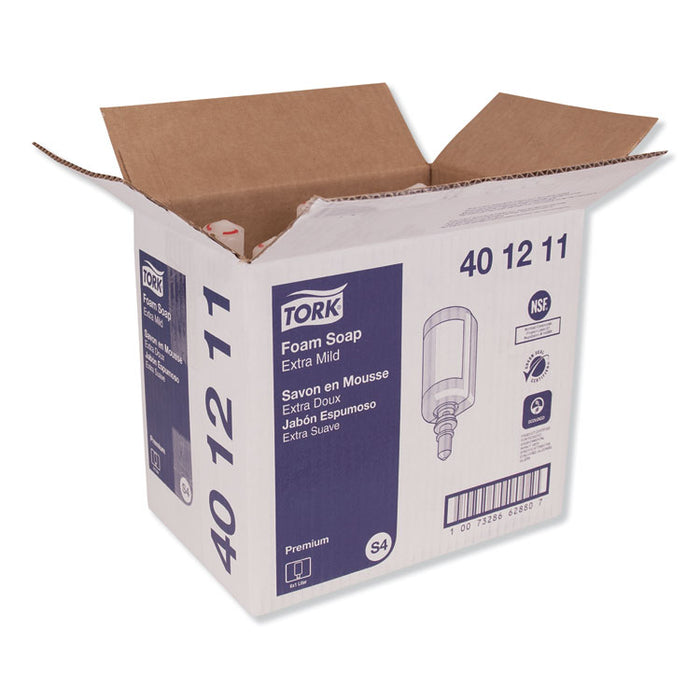 Premium Extra Mild Foam Soap, Unscented, 1 L, 6/Carton