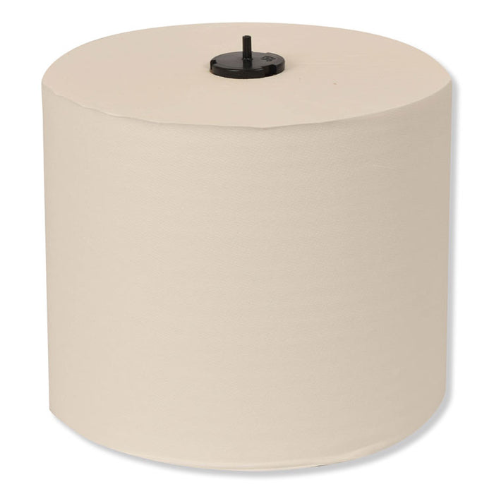 Paper Wiper Roll Towel, 7.68" x 1,150 ft, White, 4 Rolls/Carton
