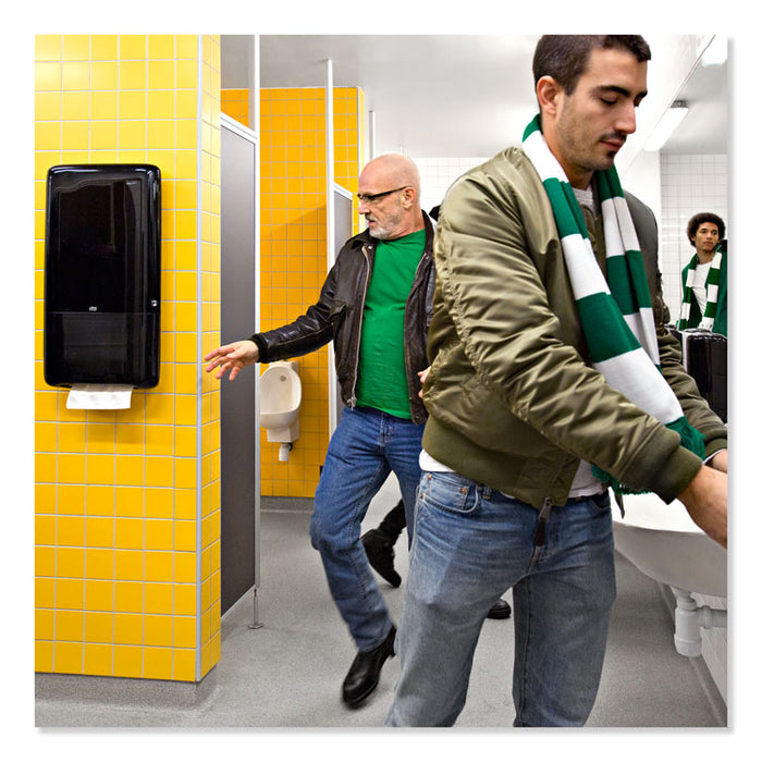 PeakServe Continuous Hand Towel Dispenser, 14.57" x 3.98" x 28.74", Black