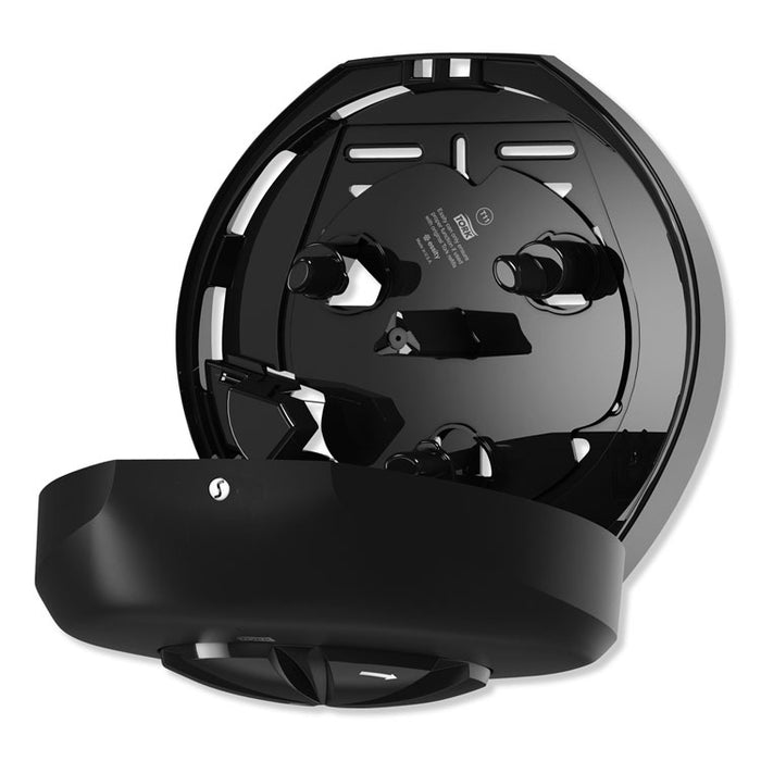 3 Roll Bath Tissue Roll Dispenser for OptiCore, 14.12 x 6.31 x 14.56, Black