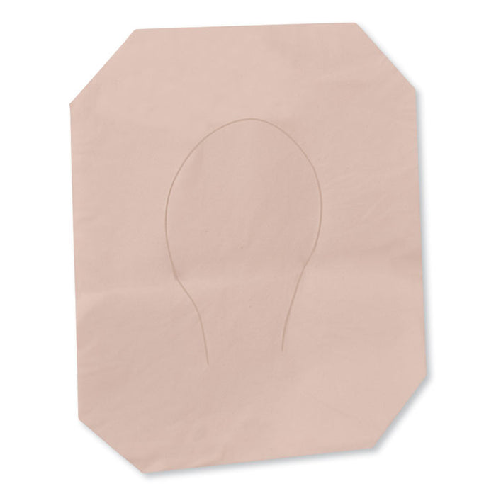 Toilet Seat Cover, Half-Fold, 14.5 x 17, White, 250/Pack, 20 Packs/Carton