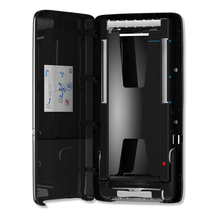 PeakServe Continuous Hand Towel Dispenser, 14.57" x 3.98" x 28.74", Black