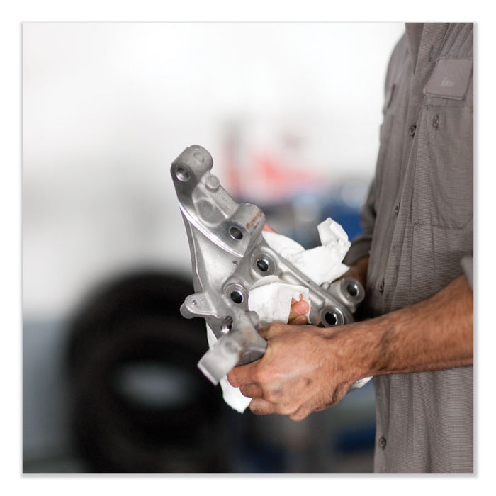 Cleaning Cloth, 12.6 x 10, White, 500 Wipes/Carton