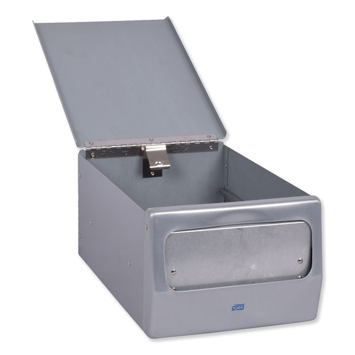 Masterfold Napkin Dispenser, 7.63 x 11.75 x 5.63, Brushed Steel