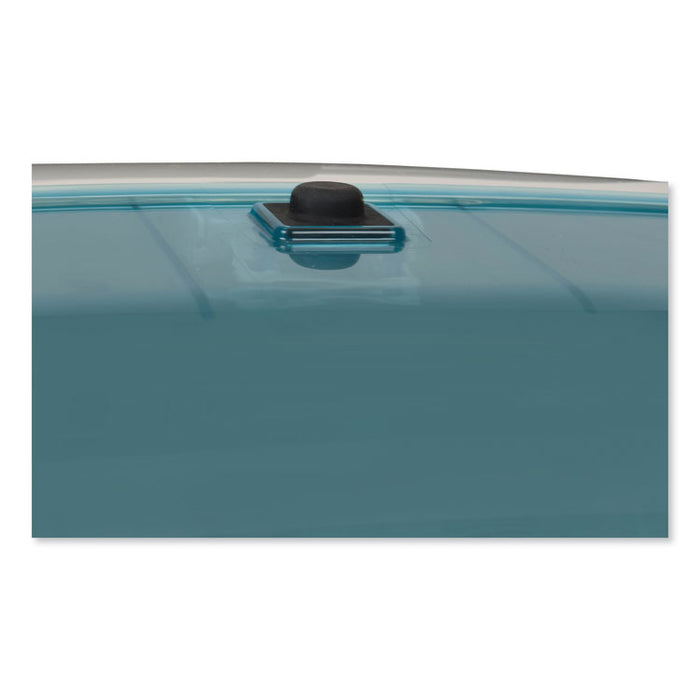 Washstation Dispenser, 12.56 x 10.57 x 18.09, Aqua/White