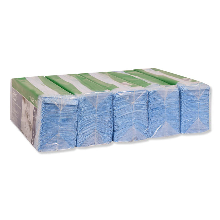 Low-Lint Cleaning Cloth, 15.4 x 12.8, Blue, 80/Bag, 5 Bags/Carton