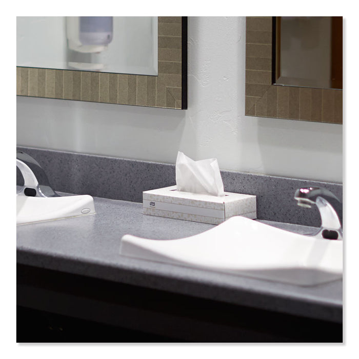 Premium Facial Tissue, 2-Ply, White, 100 Sheets/Box, 30 Boxes/Carton