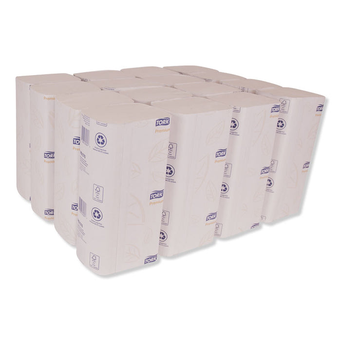 Premium Multifold Towel, 2-Ply, 10.1 x 10.88, White, 135/Pack 16 Packs/Carton