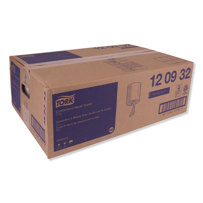 Centerfeed Hand Towel, 2-Ply, 7.6 x 11.8, White, 500/Roll, 6 Rolls/Carton