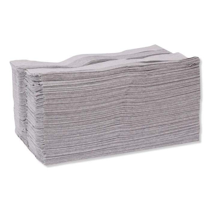 Industrial Cleaning Cloth Handy Box, 1-Ply, 14 x 16.9, Gray, 280/Pack