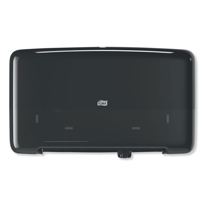 Elevation Bath Tissue Mini-Jumbo Roll Twin Dispenser, 17 x 5.688 x 10.125, Black