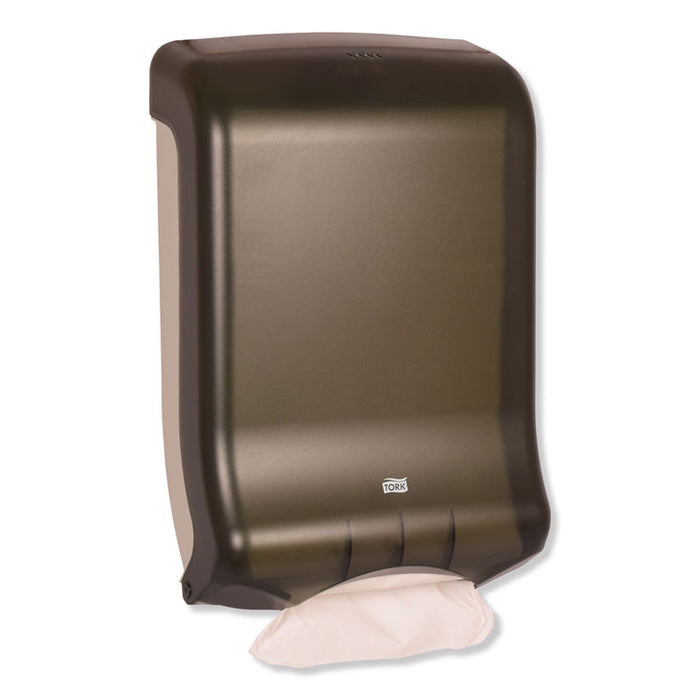Folded Towel Dispenser, 11 3/4 x 6 1/4 x 18, Smoke