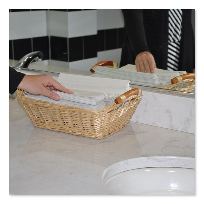 Universal C-Fold Hand Towel, 1-Ply, 10.13 x 12.75, White, 150/Pack, 16 Packs/Carton