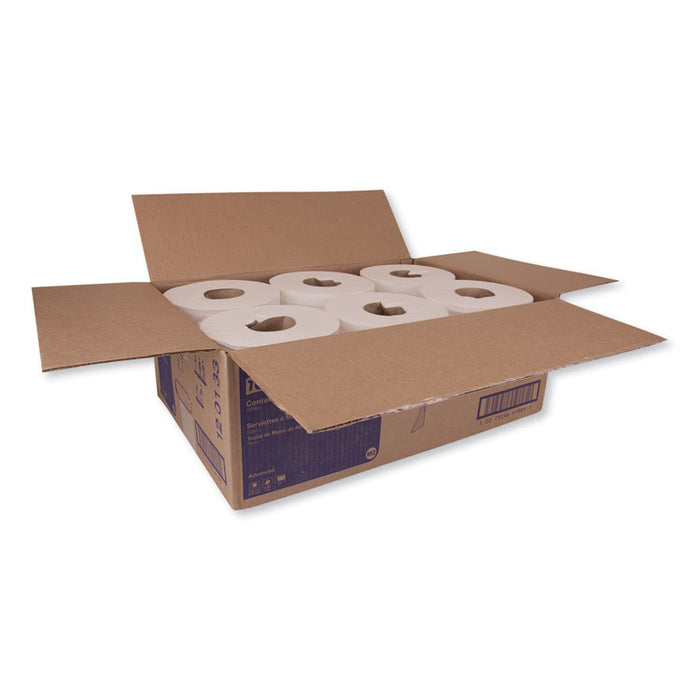 Advanced Centerfeed Hand Towel, 1-Ply, 8.25 x 11.8, White, 1000/Roll, 6/Carton