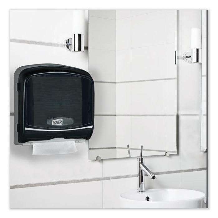 Multifold Hand Towel Dispenser, 12.36 x 5.18 x 13, Smoke/Gray