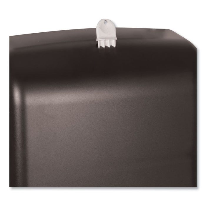 Folded Towel Dispenser, 11 3/4 x 6 1/4 x 18, Smoke