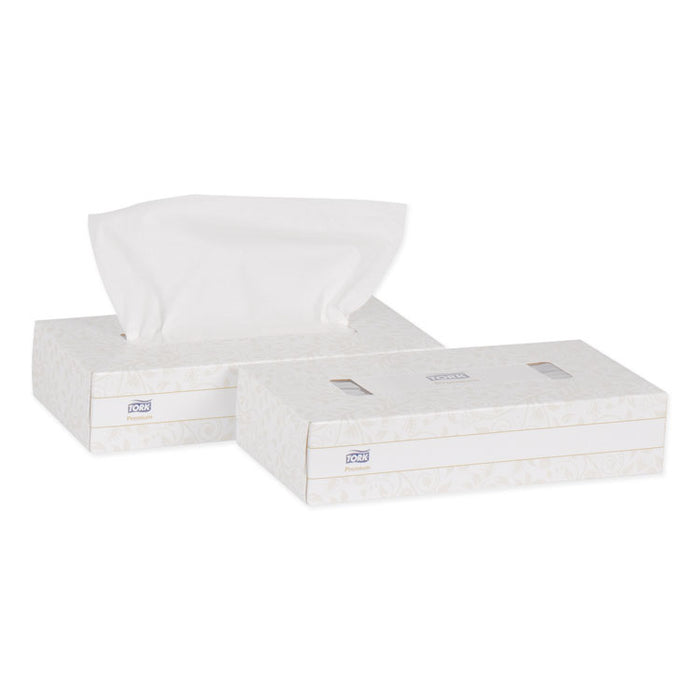 Premium Facial Tissue, 2-Ply, White, 100 Sheets/Box, 30 Boxes/Carton