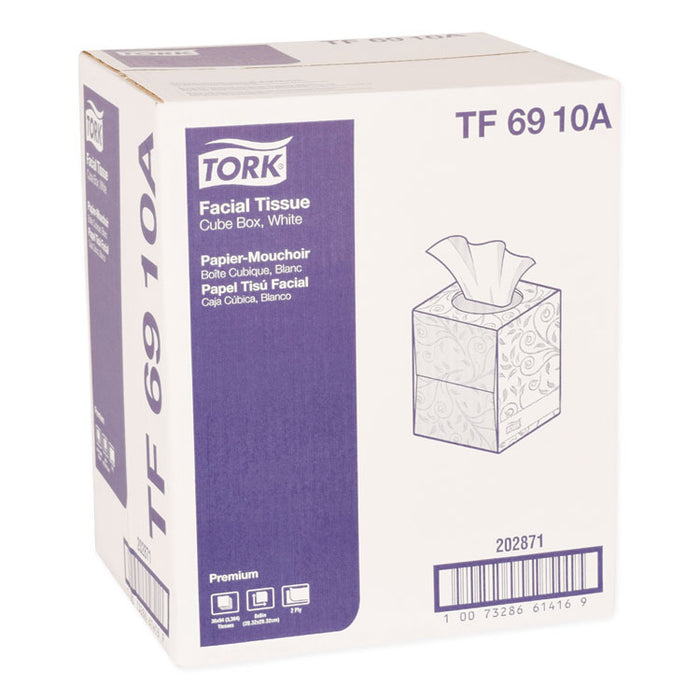 Premium Facial Tissue, 2-Ply, White, 94 Sheets/Box, 36 Boxes/Carton