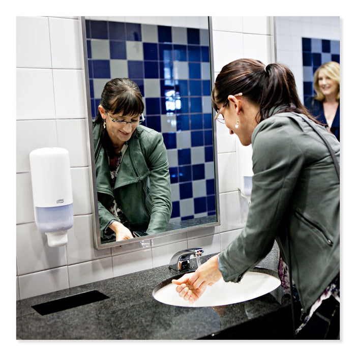 Elevation Liquid Skincare Dispenser, 1 L Bottle; 33 oz Bottle, 4.4" x 4.5" x 11.5", White