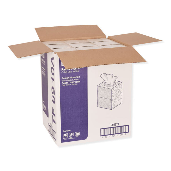 Premium Facial Tissue, 2-Ply, White, 94 Sheets/Box, 36 Boxes/Carton