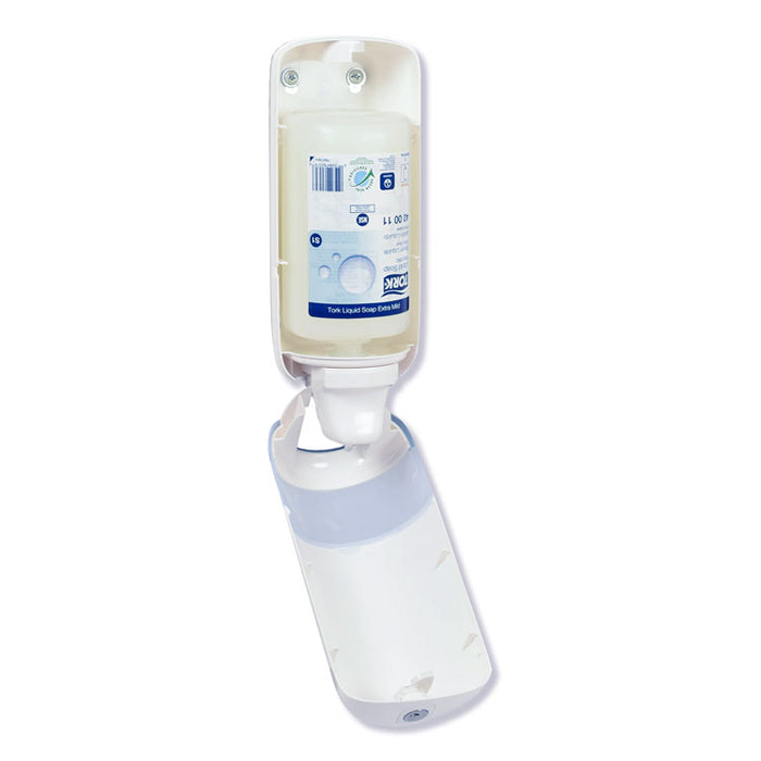 Elevation Liquid Skincare Dispenser, 1 L Bottle; 33 oz Bottle, 4.4" x 4.5" x 11.5", White