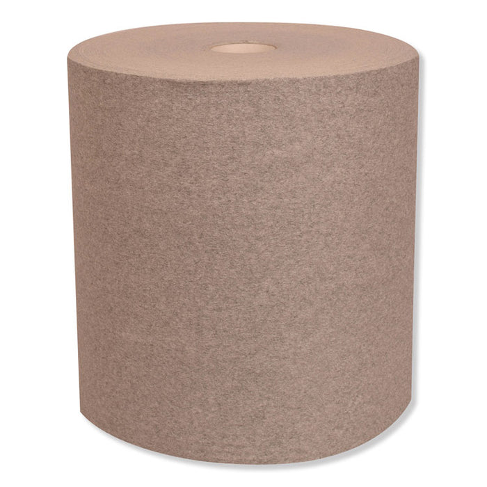 Industrial Cleaning Cloths, 1-Ply, 16.9 x 15, Gray, 950/Roll