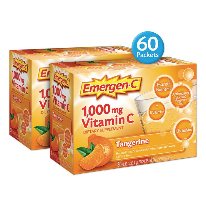 Immune Defense Drink Mix, Tangerine, 0.32 oz Packet, 60/Pack