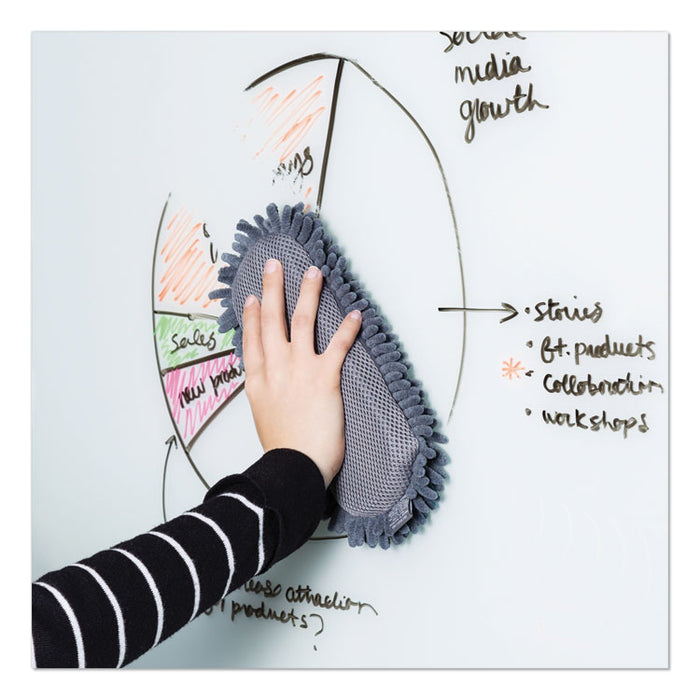 Large Microfiber Shag Dry Erase Board Eraser, 3.75" x 9.75" x 1.75"