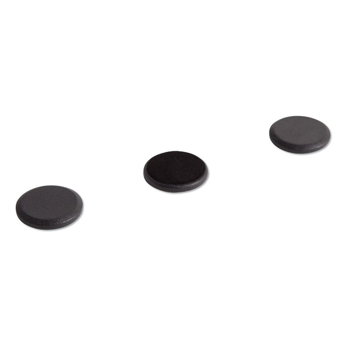 High Energy Magnets, Circle, Black, 1.25" Diameter, 8/Pack
