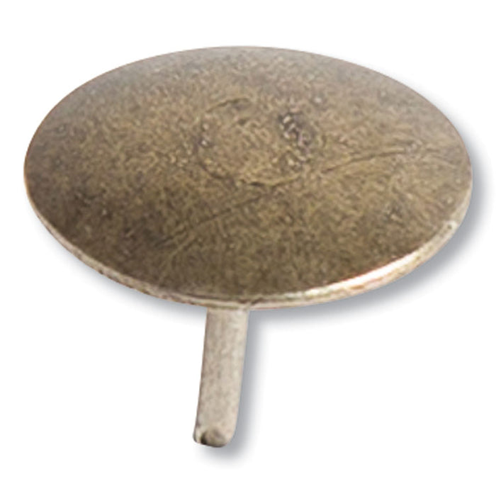 Fashion Metal Thumbtacks, Metal, Brass, 0.38", 200/Pack