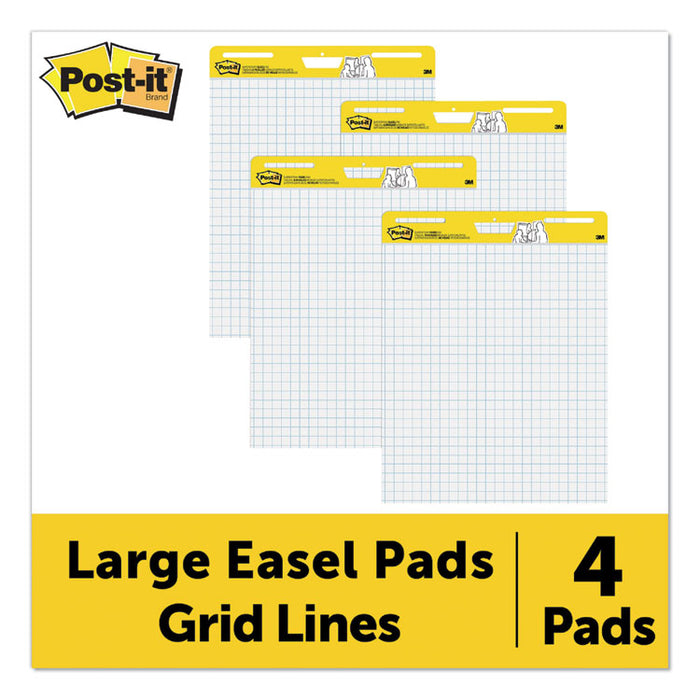 Self-Stick Easel Pads, 25 x 30, White, 30 Sheets, 4/Carton