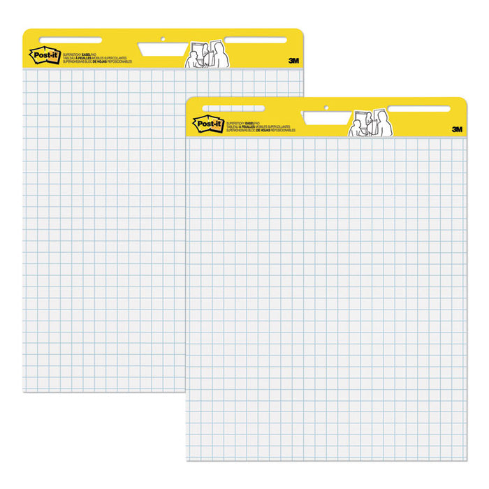 Self-Stick Easel Pads, 25 x 30, White, 30 Sheets, 2/Carton