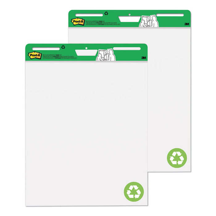 Self-Stick Easel Pads, 25 x 30, White, 30 Sheets, 2/Carton