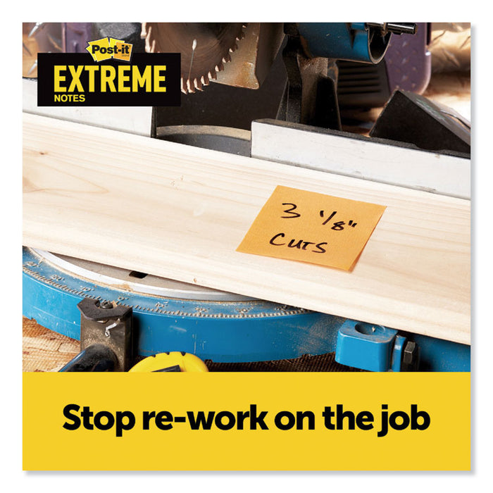 Water-Resistant Self-Stick Notes, Multi-Colored, 3" x 3", 45 Sheets, 32/Pack