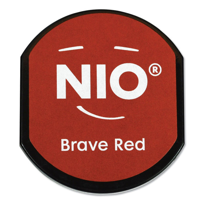 Ink Pad for NIO Stamp with Voucher, 2.75" x 2.75", Brave Red