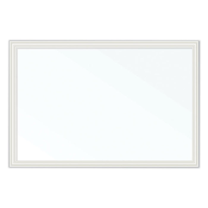 Magnetic Dry Erase Board with Decor Frame, 30 x 20, White Surface and Frame