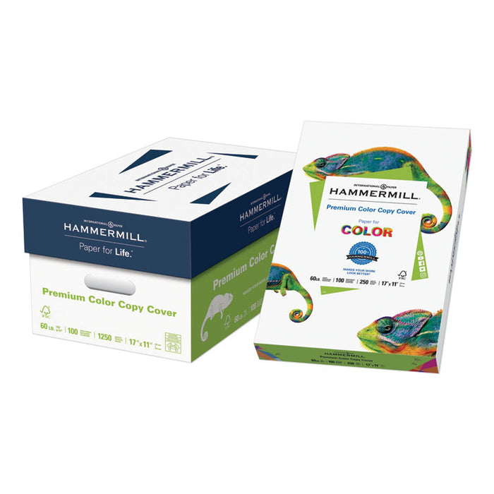 Premium Color Copy Cover, 100 Bright, 60 lb Cover Weight, 17 x 11, 250/Pack