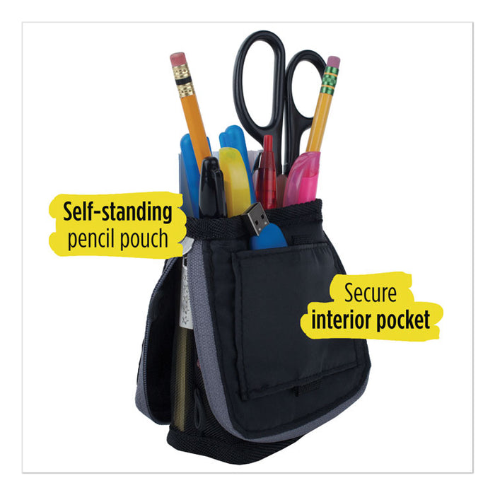 Stand 'N Store Pencil Pouch, 4 1/2 x 8, Red