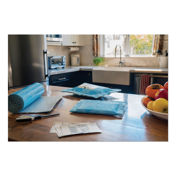 Flex and Seal Shipping Roll, 15" x 20 ft, Blue/Gray