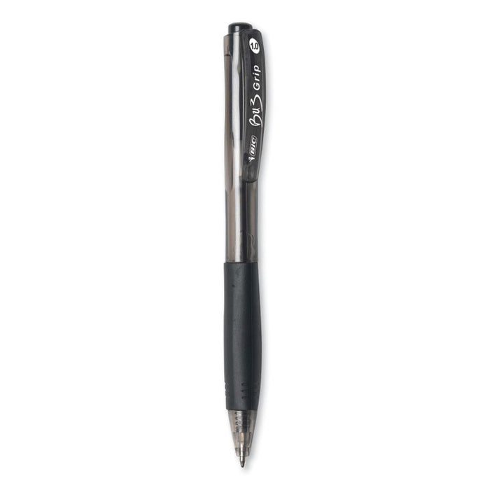 BU3 Retractable Ballpoint Pen, Medium 1 mm, Black Ink/Barrel, 60/Pack