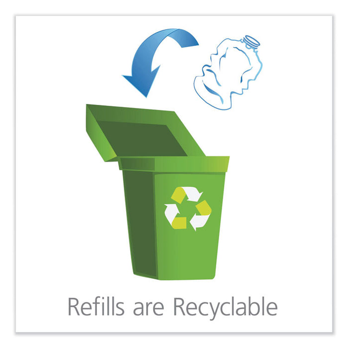 Clear and Mild Foam Handwash Refill, For ADX-7 Dispenser, Fragrance-Free, 700 mL, Clear, 4/Carton