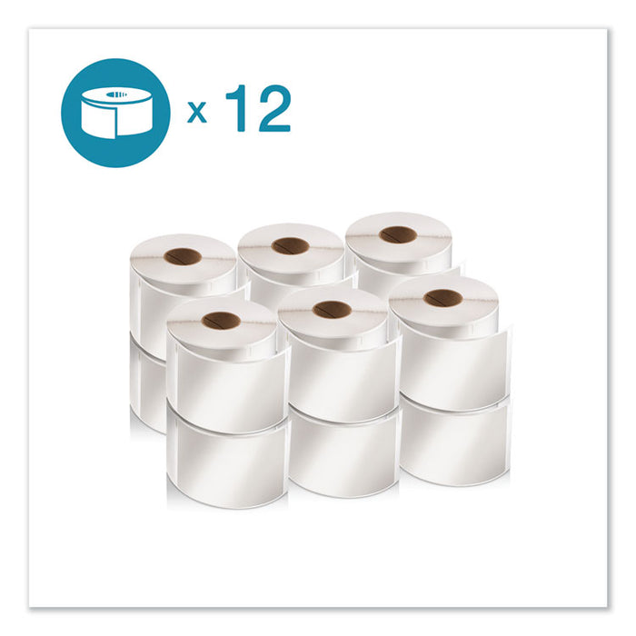 LW Shipping Labels, 2.13" x 4", White, 220/Roll, 12 Rolls/Pack